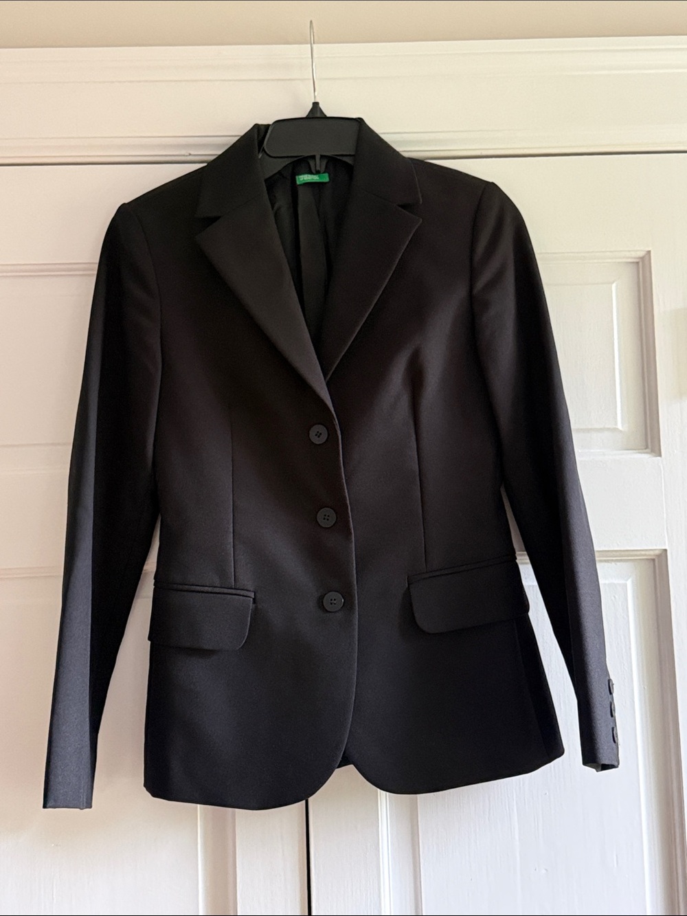 United Colors Of Benetton Black Women's Tailored Blazer
